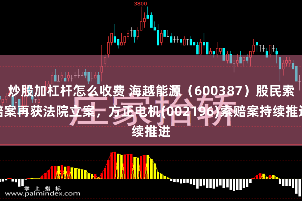 炒股加杠杆怎么收费 海越能源（600387）股民索赔案再获法院立案，方正电机(002196)索赔案持续推进