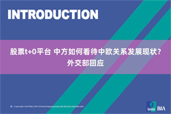 股票t+0平台 中方如何看待中欧关系发展现状？外交部回应